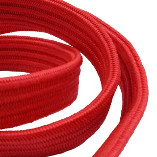 Red Flat Bungee Cord with Hooks sample, design MT-88D91CF1, view 6
