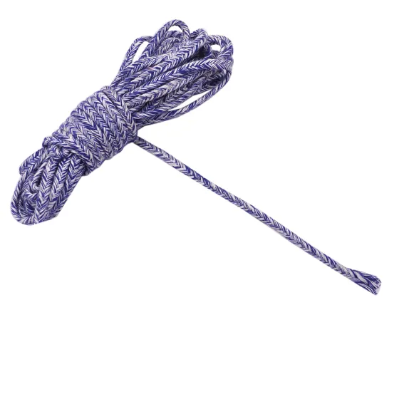 Purple and White Choti Dori Braided Trim