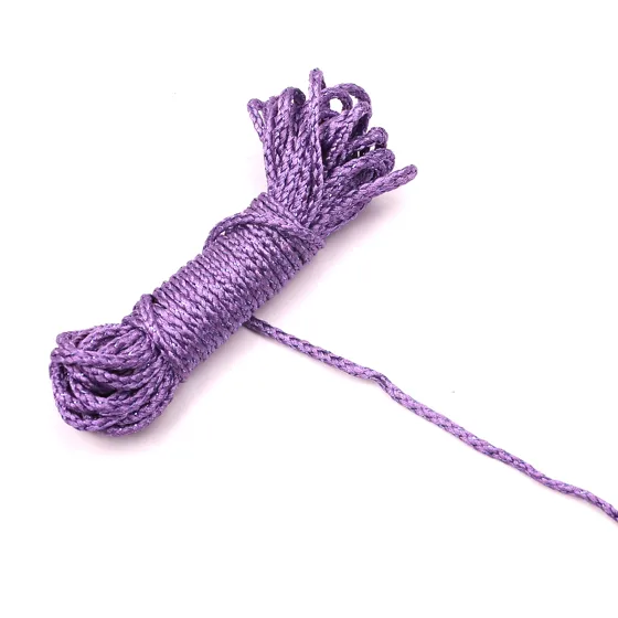 Purple and Violet Braided Cord