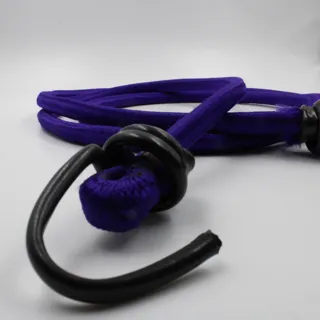 Deep Purple Bungee Shock Cord with Hooks sample, design MT-A0D4DC6E, view 3