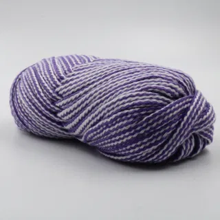 Purple and White Flat Drawstring Cord sample, design MT-F7FB9C55, view 2