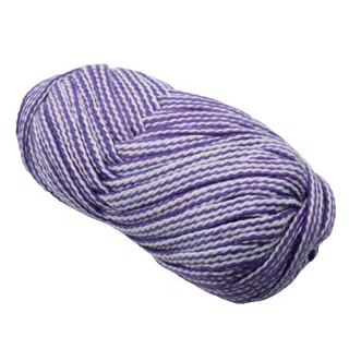 Purple and White Flat Drawstring Cord sample, design MT-F7FB9C55, view 6