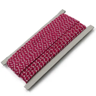 Rani Pink and Silver Metallic Choti Dori Braided Trim sample, design MT-68FADF37, view 6