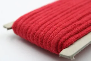 Red Braided Cord, Solid Colour sample, design MT-BAE07083, view 2