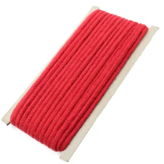 Red Braided Cord, Solid Colour sample, design MT-BAE07083, view 5