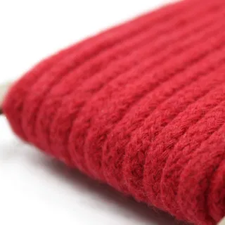 Red Braided Cord, Solid Colour sample, design MT-BAE07083, view 6