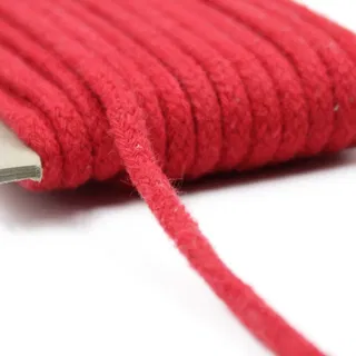 Red Braided Cord, Solid Colour sample, design MT-BAE07083, view 7