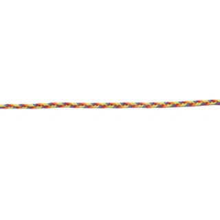 Red, Yellow and Dark Blue Fine Choti Braid sample, design MT-33880CE7, view 3