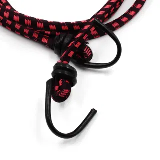 Black and Red Bungee Shock Cord with Hooks sample, design MT-967A8DDC, view 5
