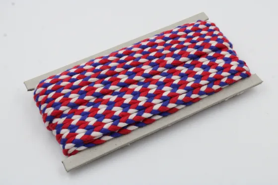 Red, Royal Blue and White Choti Braid