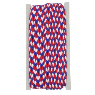 Red, Royal Blue and White Choti Braid sample, design MT-8FDC5D9F, view 8
