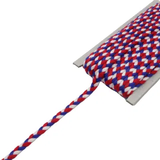 Red, Royal Blue and White Choti Braid sample, design MT-8FDC5D9F, view 9