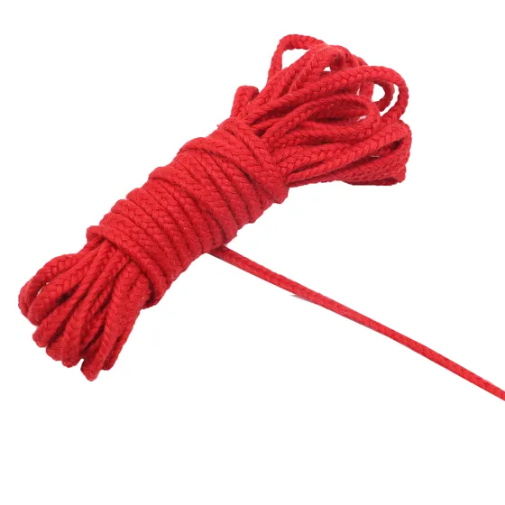 Bright Red Rounded Choti Braid