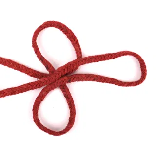 Brick Red Chevron Choti Braid sample, design MT-2987D3FA, view 2
