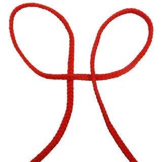 Scarlet Red Chevron Choti Braid sample, design MT-925F9D36, view 2