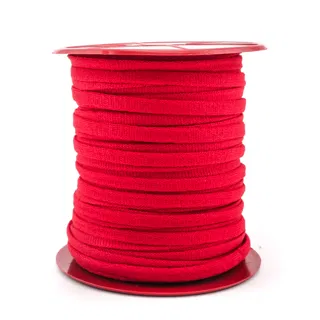 Bright Red Elastic Tape on a Red Spool sample, design MT-1494EB83, view 2