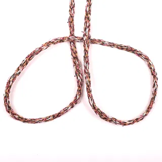 Rose and Copper Metallic Braided Cord sample, design MT-057E54E0, view 2