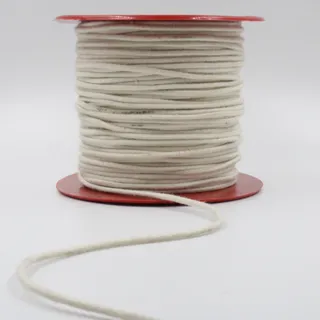 Off-White Round Elastic Cord on Red Spools, 4 mm sample, design MT-06A5F7E2, view 2