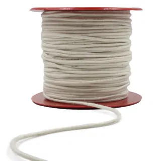 Off-White Round Elastic Cord on Red Spools, 4 mm sample, design MT-06A5F7E2, view 5
