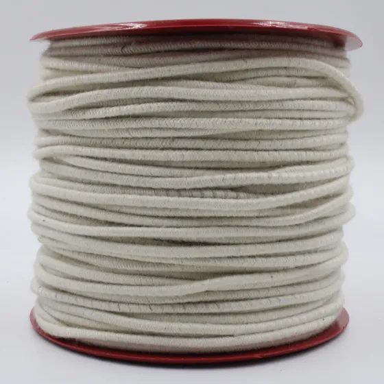 Off-White Round Elastic Cord on Red Spools, 4 mm sample, design MT-06A5F7E2, view 6