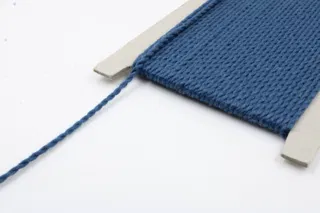 Mid Blue 2-Ply Twisted Macrame Cord sample, design MT-618B4833, view 4
