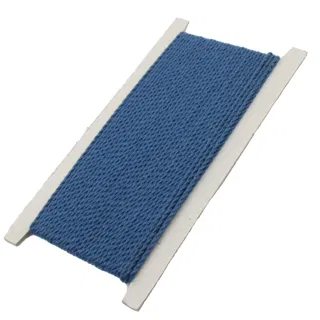 Mid Blue 2-Ply Twisted Macrame Cord sample, design MT-618B4833, view 6