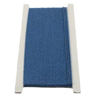 Mid Blue 2-Ply Twisted Macrame Cord sample, design MT-618B4833, view 7