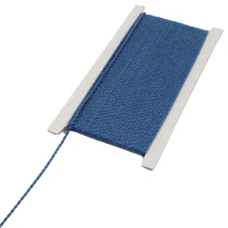 Mid Blue 2-Ply Twisted Macrame Cord sample, design MT-618B4833, view 8