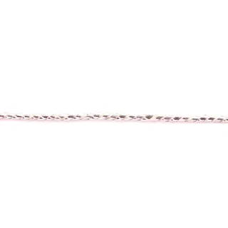 Silver and White Metallic Braided Cord sample, design MT-6F362052, view 3