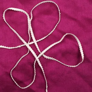 Silver Braided Trim with Looped Picot Edges sample, design MT-953241EF, view 4