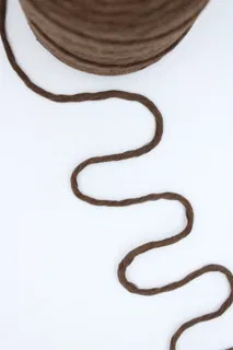 Chocolate Brown Single Strand Macrame Cord sample, design MT-84F03F67, view 3