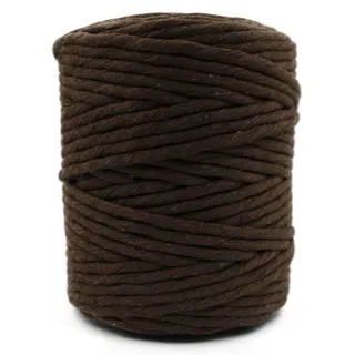 Chocolate Brown Single Strand Macrame Cord sample, design MT-84F03F67, view 5