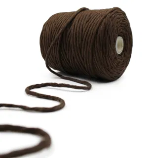 Chocolate Brown Single Strand Macrame Cord sample, design MT-84F03F67, view 6