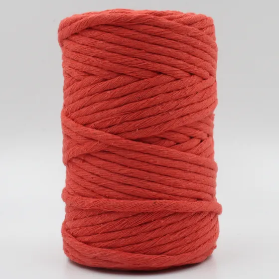 Dark Orange Single Strand Macrame Cord