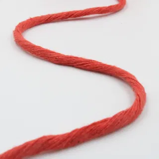 Dark Orange Single Strand Macrame Cord sample, design MT-31E1B2DC, view 3