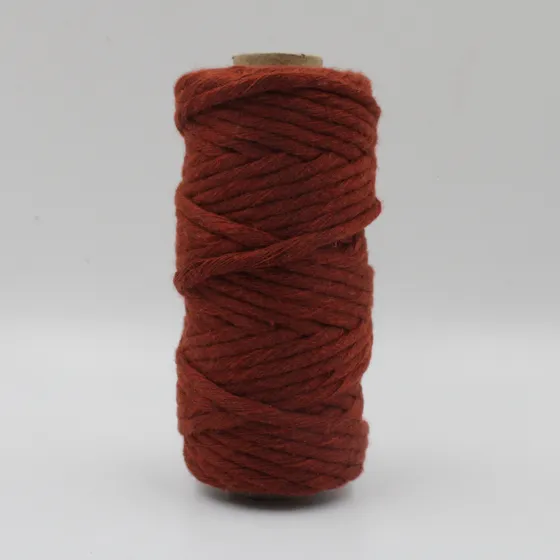 Dark Rust Single Strand Macrame Cord