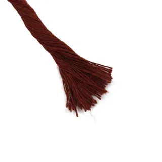 Dark Rust Single Strand Macrame Cord sample, design MT-92C255AB, view 6