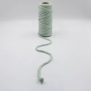 Laurel Green Single Strand Macrame Cord sample, design MT-1DD34A01, view 2