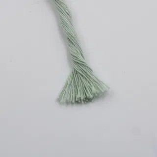 Laurel Green Single Strand Macrame Cord sample, design MT-1DD34A01, view 5