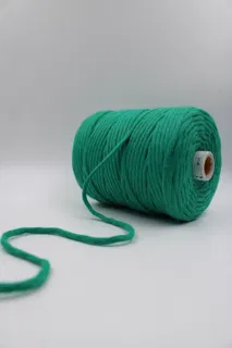Leaf Green Single Strand Macrame Cord sample, design MT-95A129C7, view 2