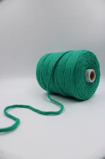 Leaf Green Single Strand Macrame Cord sample, design MT-95A129C7, view 3