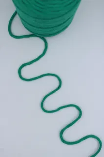 Leaf Green Single Strand Macrame Cord sample, design MT-95A129C7, view 4
