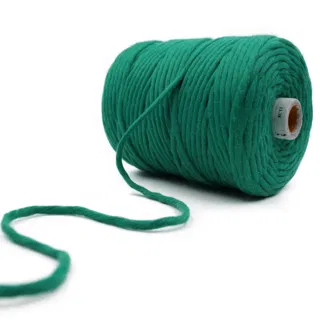 Leaf Green Single Strand Macrame Cord sample, design MT-95A129C7, view 7