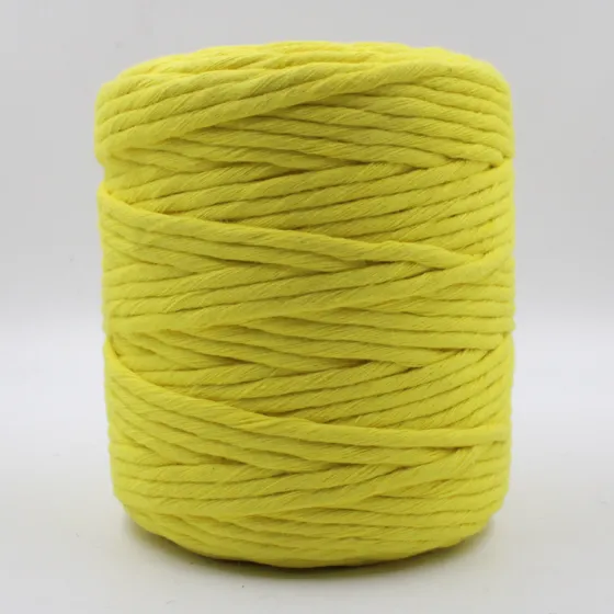 Lemon Yellow Single Strand Macrame Cord