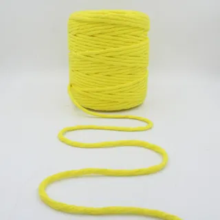 Lemon Yellow Single Strand Macrame Cord sample, design MT-19081B2C, view 2