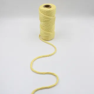 Light Yellow Single Strand Macrame Cord sample, design MT-F23E87CE, view 2