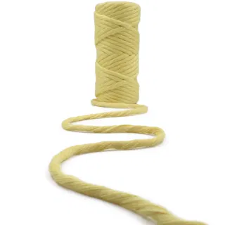 Light Yellow Single Strand Macrame Cord sample, design MT-F23E87CE, view 7