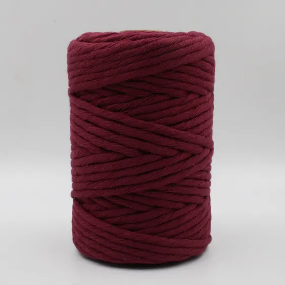 Maroon Single Strand Macrame Cord