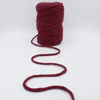 Maroon Single Strand Macrame Cord sample, design MT-FC7E97EC, view 2