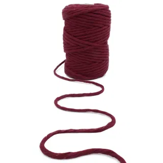 Maroon Single Strand Macrame Cord sample, design MT-FC7E97EC, view 5